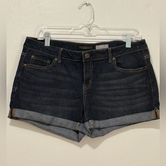 Aeropostale Denim short with Tan Patch - Picture 1 of 6